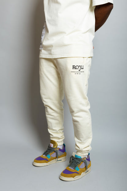 CREAM SWEATPANTS