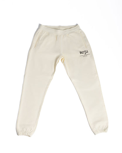 CREAM SWEATPANTS